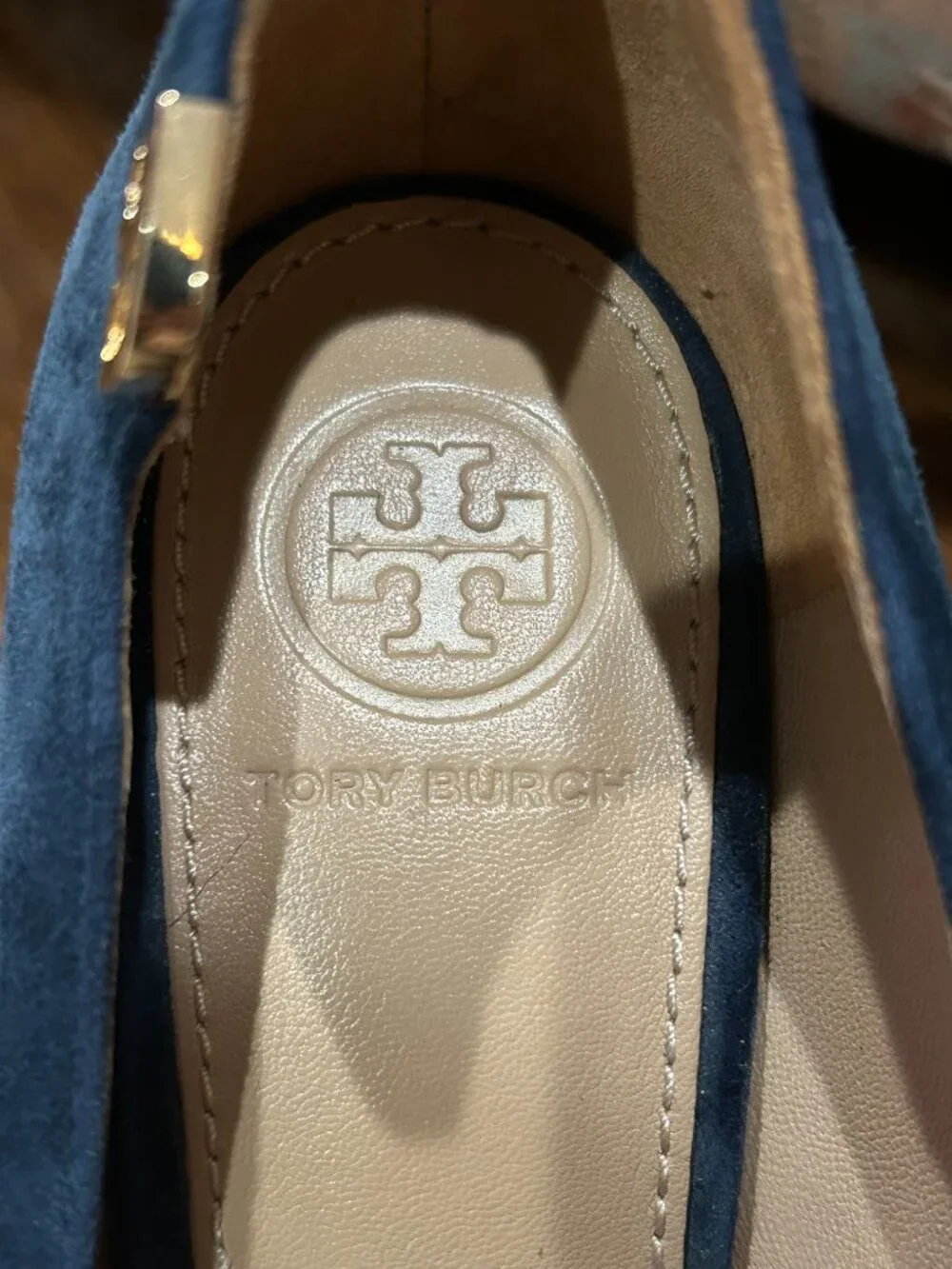Tory Burch suede show when